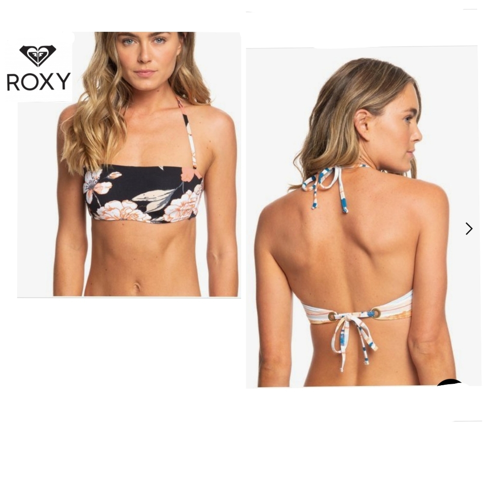 Roxy Beach Classics Underwired Bandeau Bikini Top - Picture 3 of 4